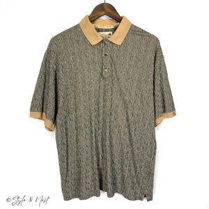 Vintage Chi Chi 70's Signature Sportswear Sweater Knit Golf Polo Large